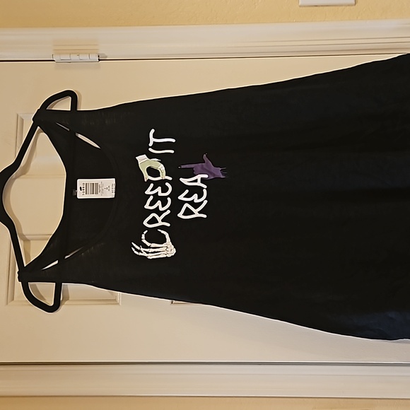 Torrid NWT Black Halloween Sleep Tank Top Size 3 - Picture 2 of 7